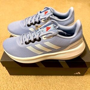 Adidas Runfalcon 3 Running Shoes Size 8 Blue/White. Brand New with Tags!